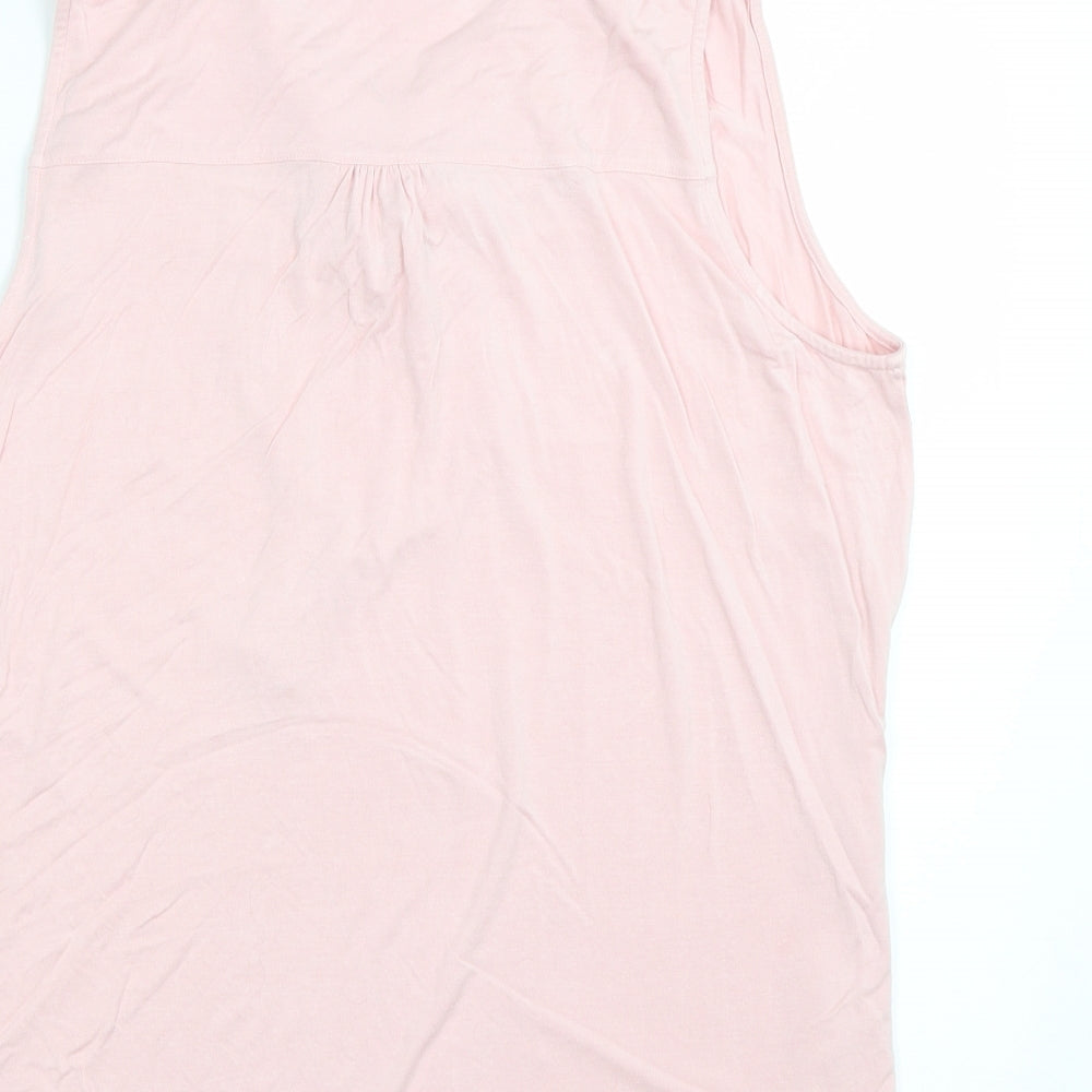 M&S Womens Pink   Basic Tank Size 16