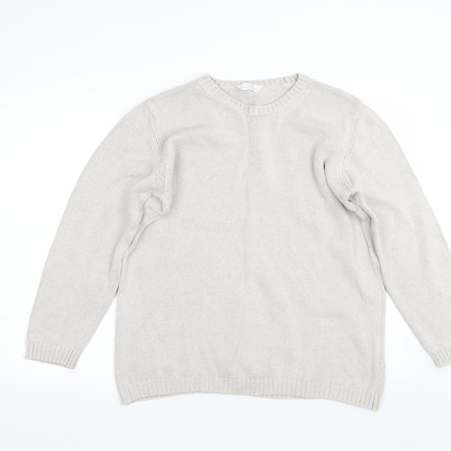 M&S Womens Beige   Pullover Jumper Size 16