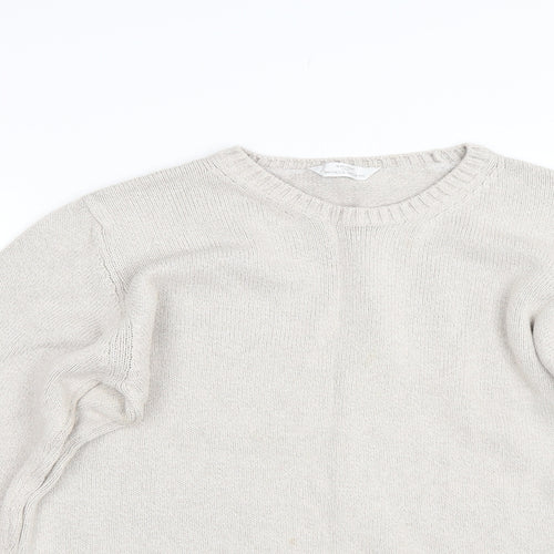 M&S Womens Beige   Pullover Jumper Size 16