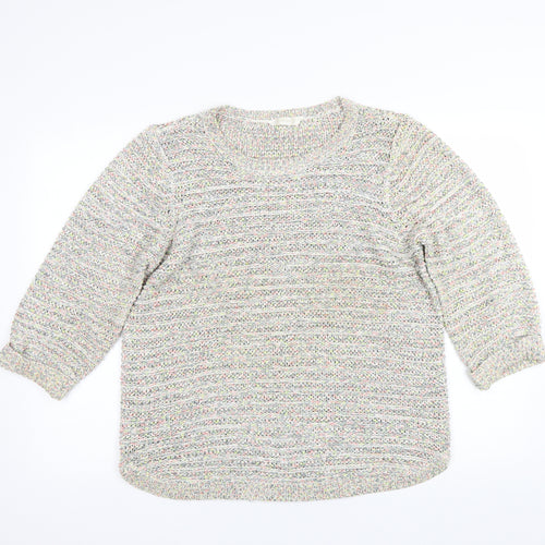 Authentic Womens Multicoloured   Pullover Jumper Size L