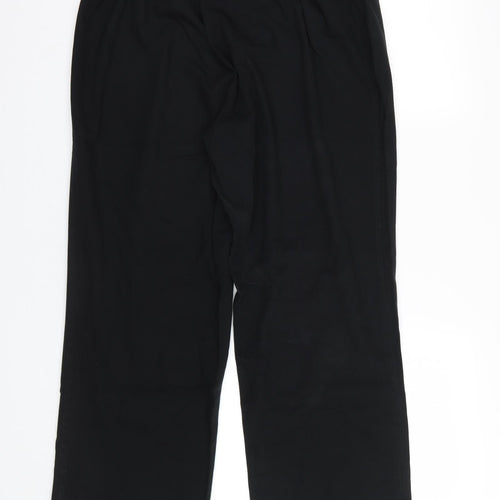 essence Womens Black   Trousers  Size 16 L27 in