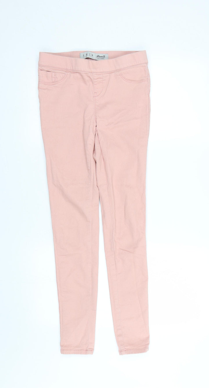 Primark Womens Pink Denim Jegging Jeans Size 6 L27 in