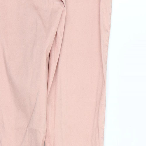 Primark Womens Pink  Denim Jegging Jeans Size 6 L27 in