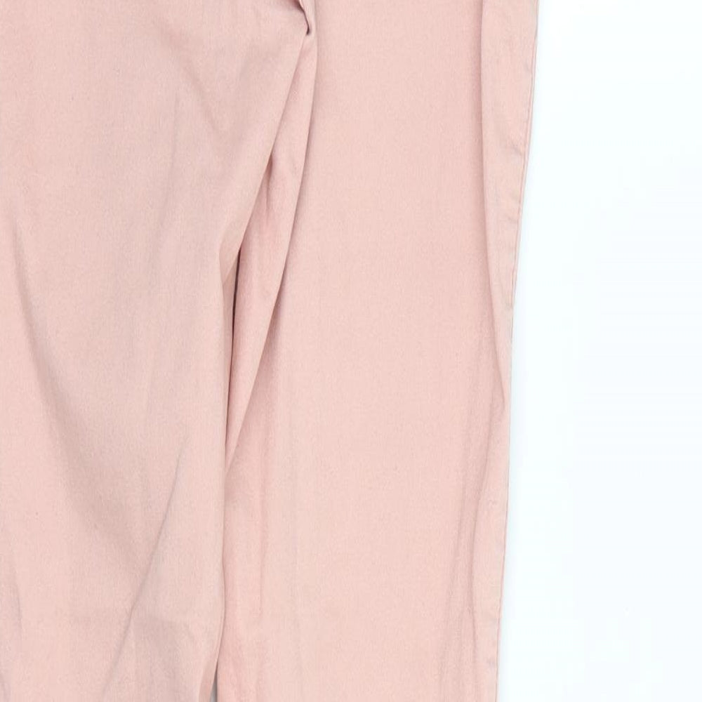 Primark Womens Pink  Denim Jegging Jeans Size 6 L27 in
