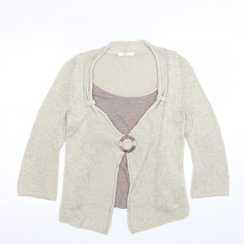 M&S Womens Beige   Pullover Jumper Size 8