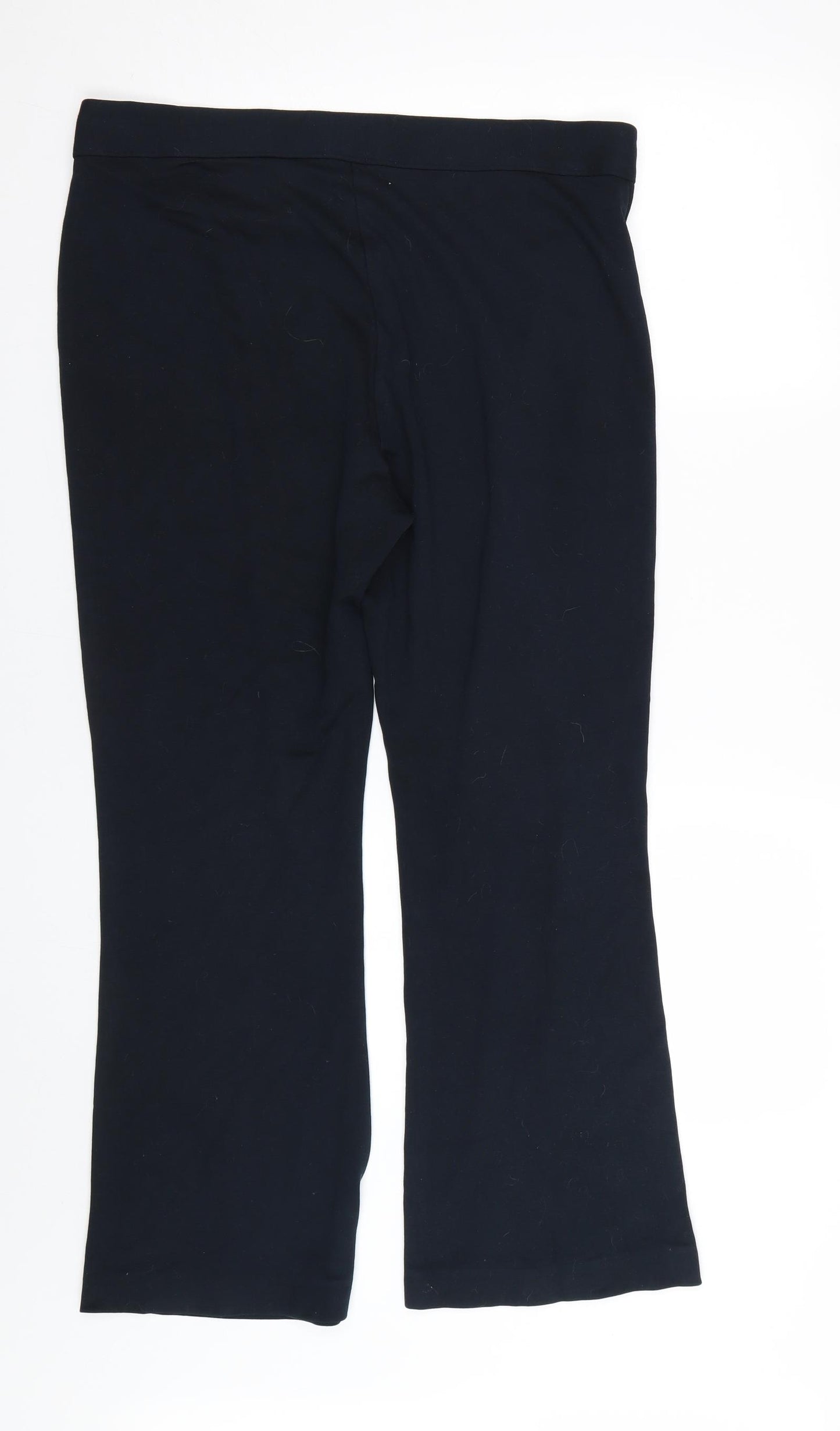 M&S Womens Blue   Trousers  Size 16 L26 in