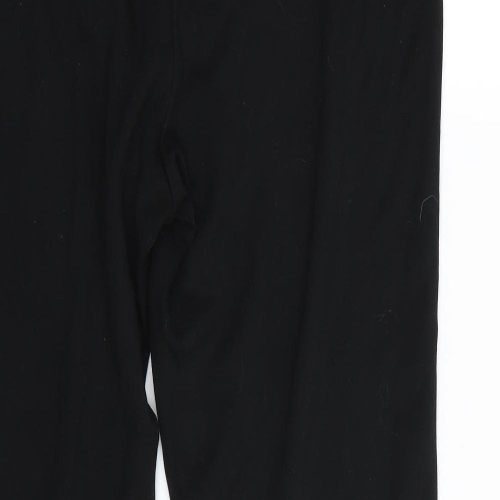M&S Womens Black   Trousers  Size 14 L27 in