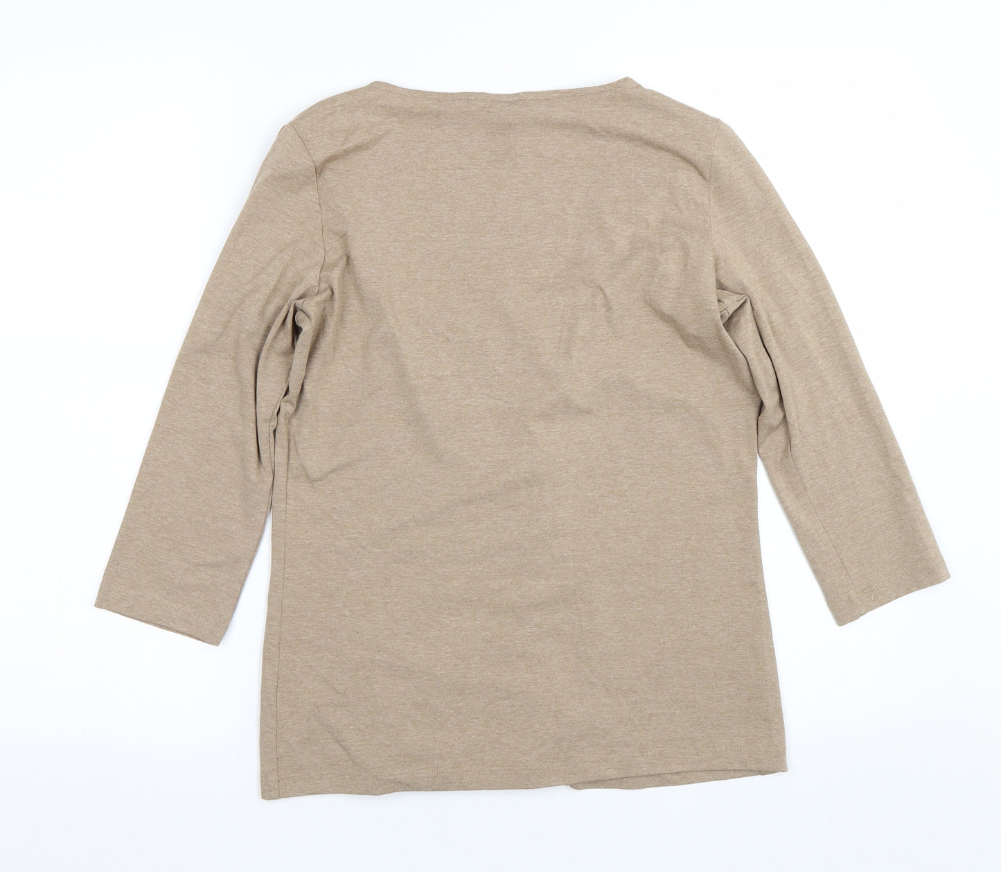 Per Una Womens Brown   Basic T-Shirt Size 10