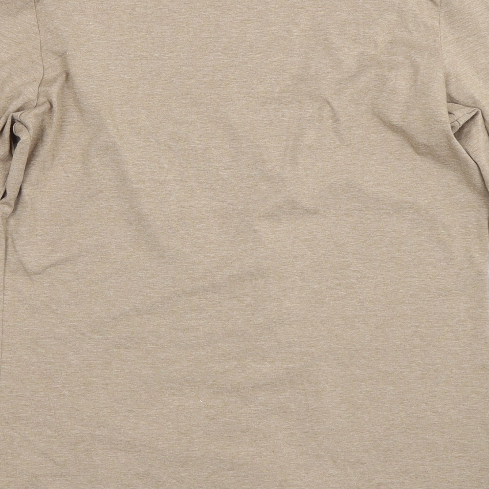 Per Una Womens Brown   Basic T-Shirt Size 10
