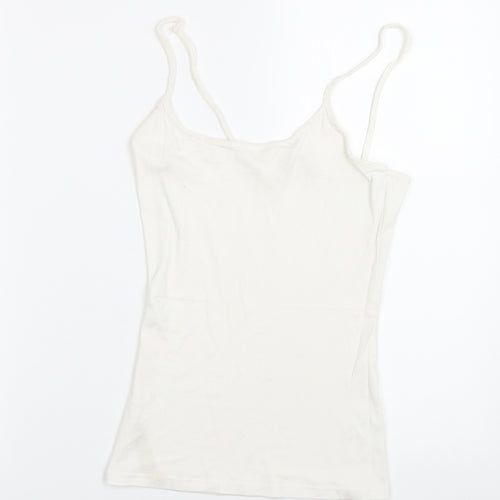 TU Womens White   Basic Tank Size 10