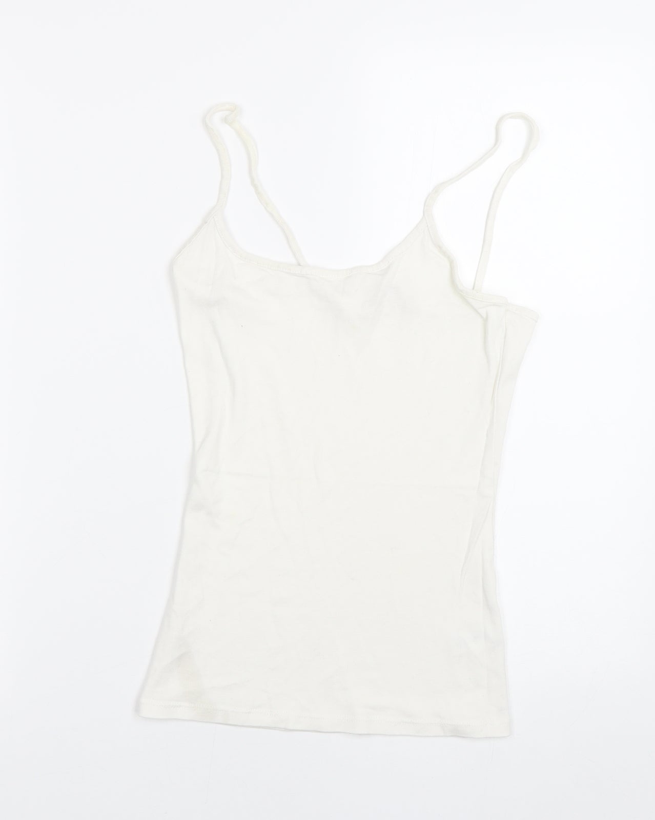 TU Womens White   Basic Tank Size 10