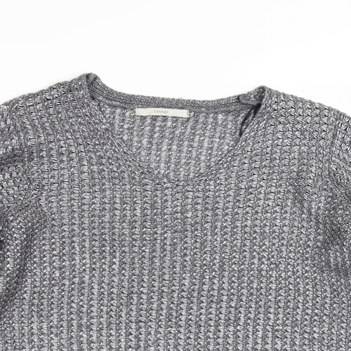 George Womens Silver   Pullover Jumper Size M