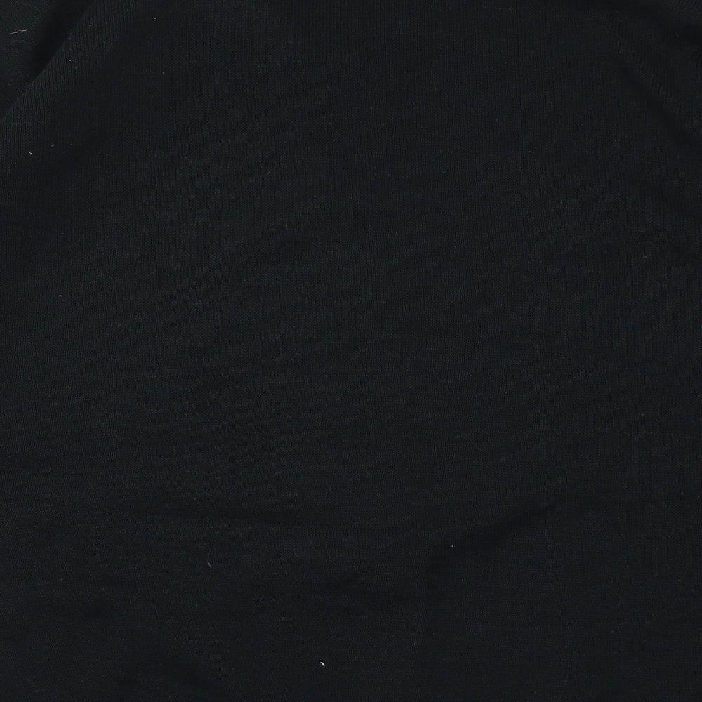 Greenwods Mens Black Striped  Pullover Jumper Size XL