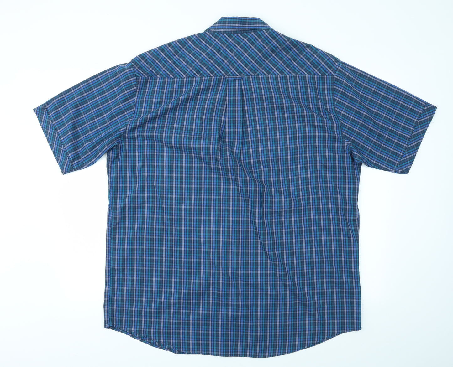 P.G.Field Mens Multicoloured Check   Dress Shirt Size XL