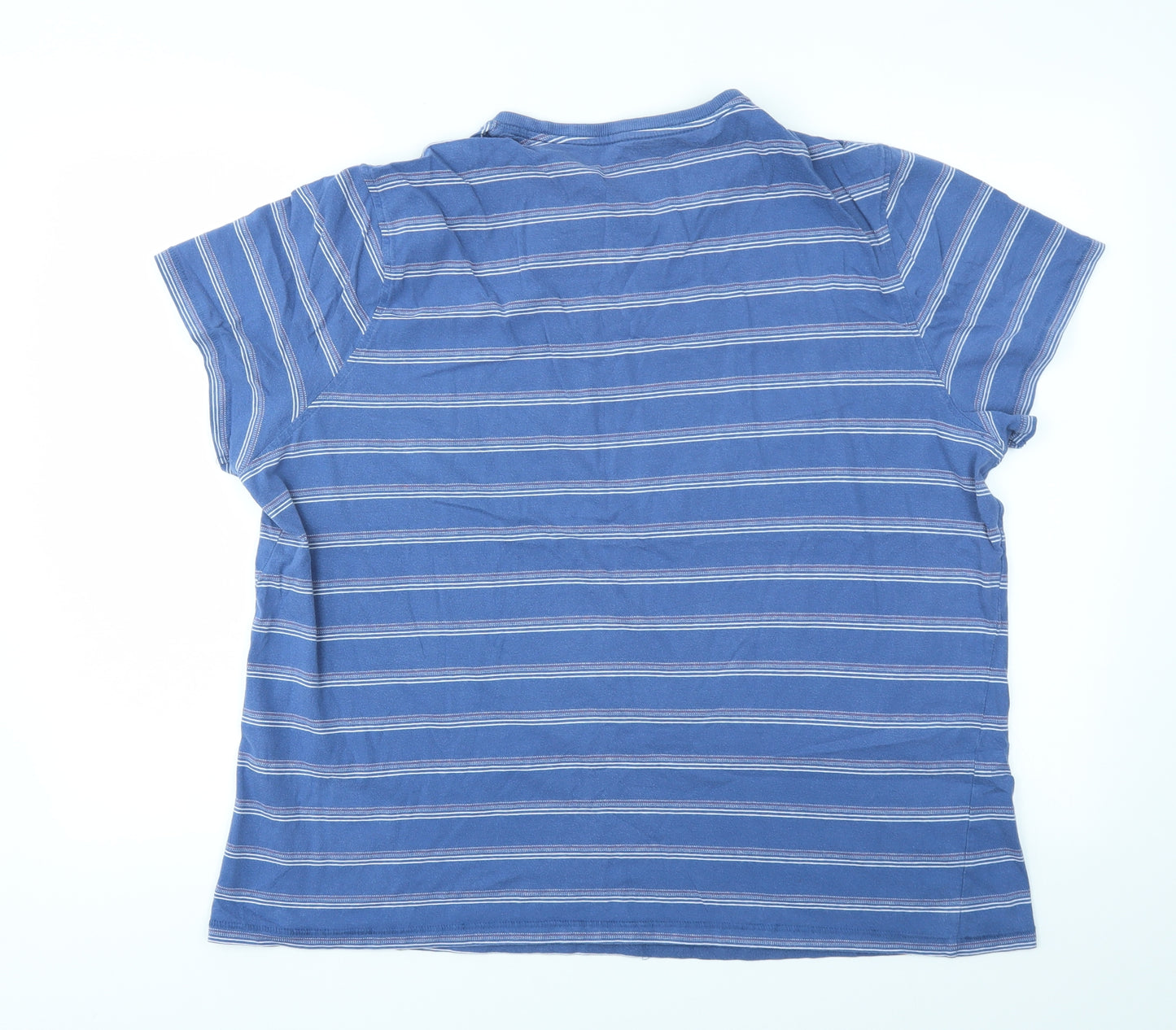 George Mens Multicoloured Striped   T-Shirt Size XL