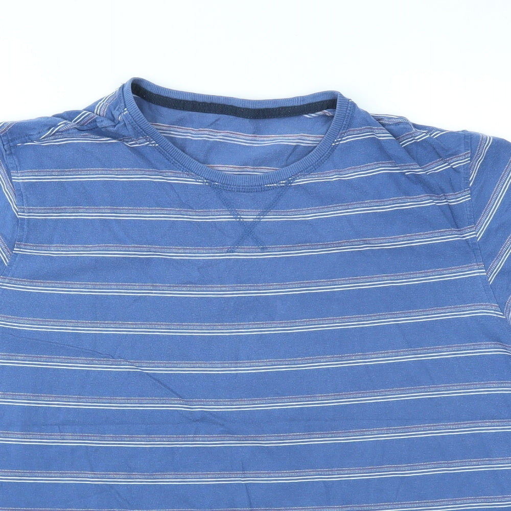 George Mens Multicoloured Striped   T-Shirt Size XL