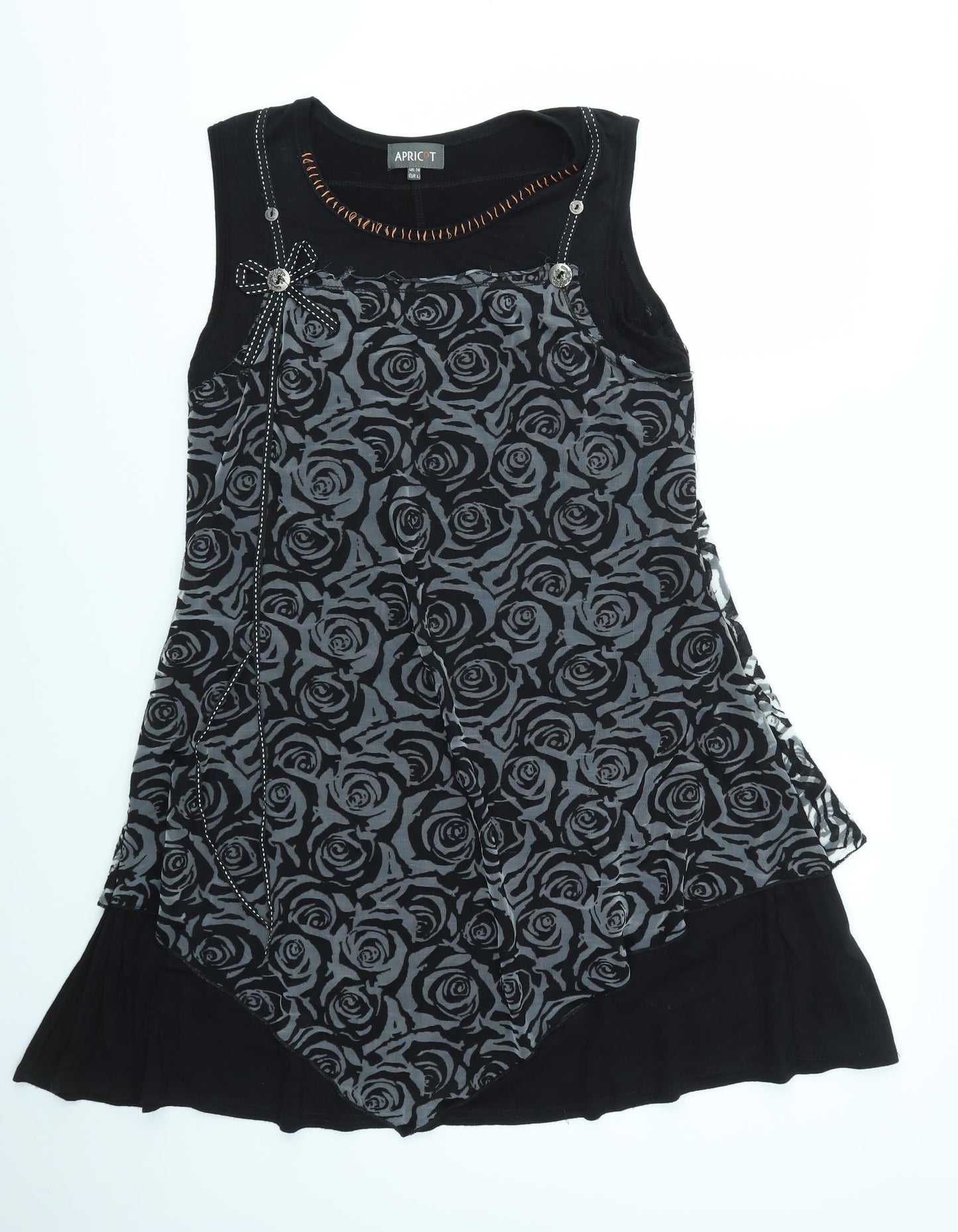 Apricot Womens Black   Fit & Flare  Size L
