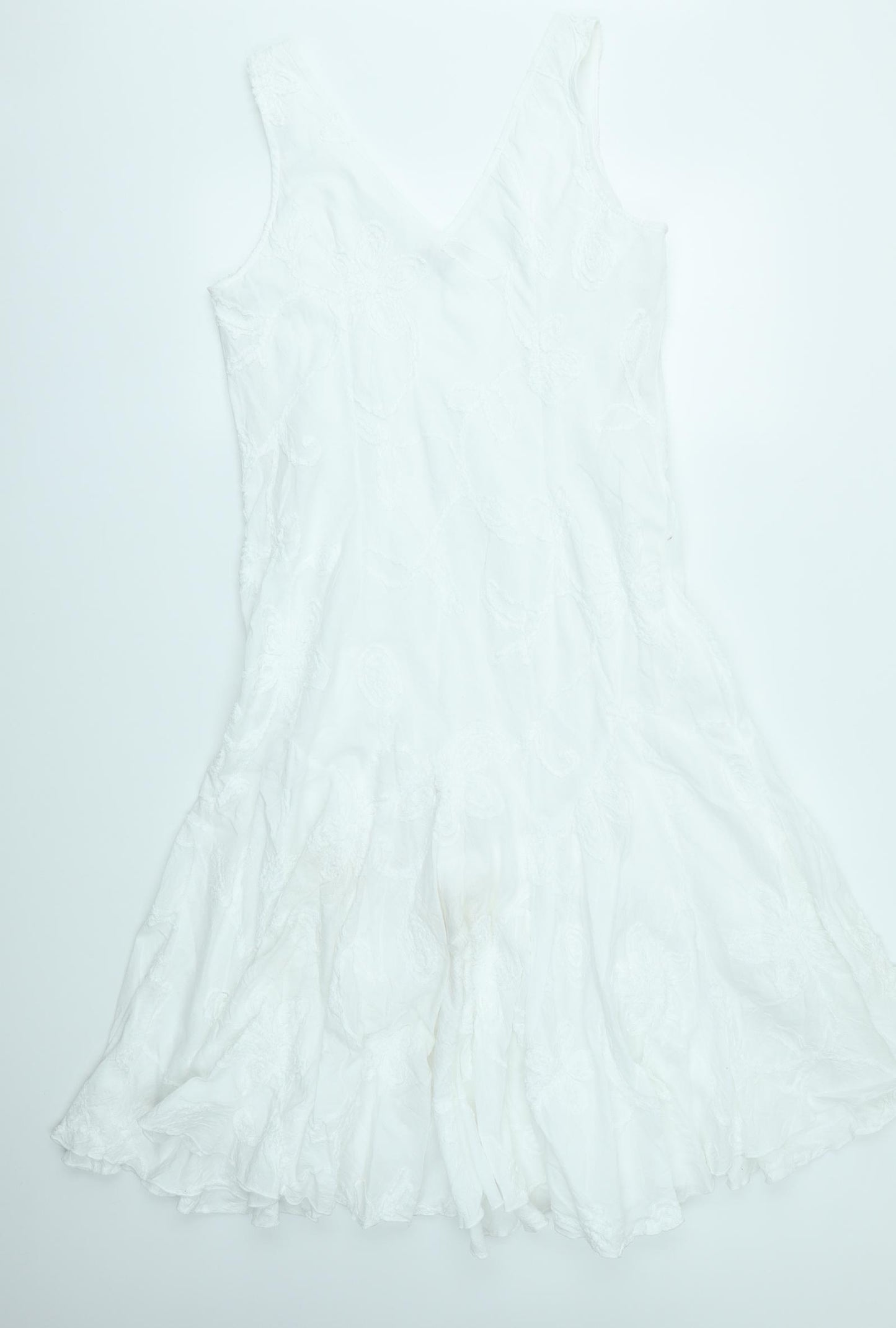 Soon Womens White   Fit & Flare  Size 16