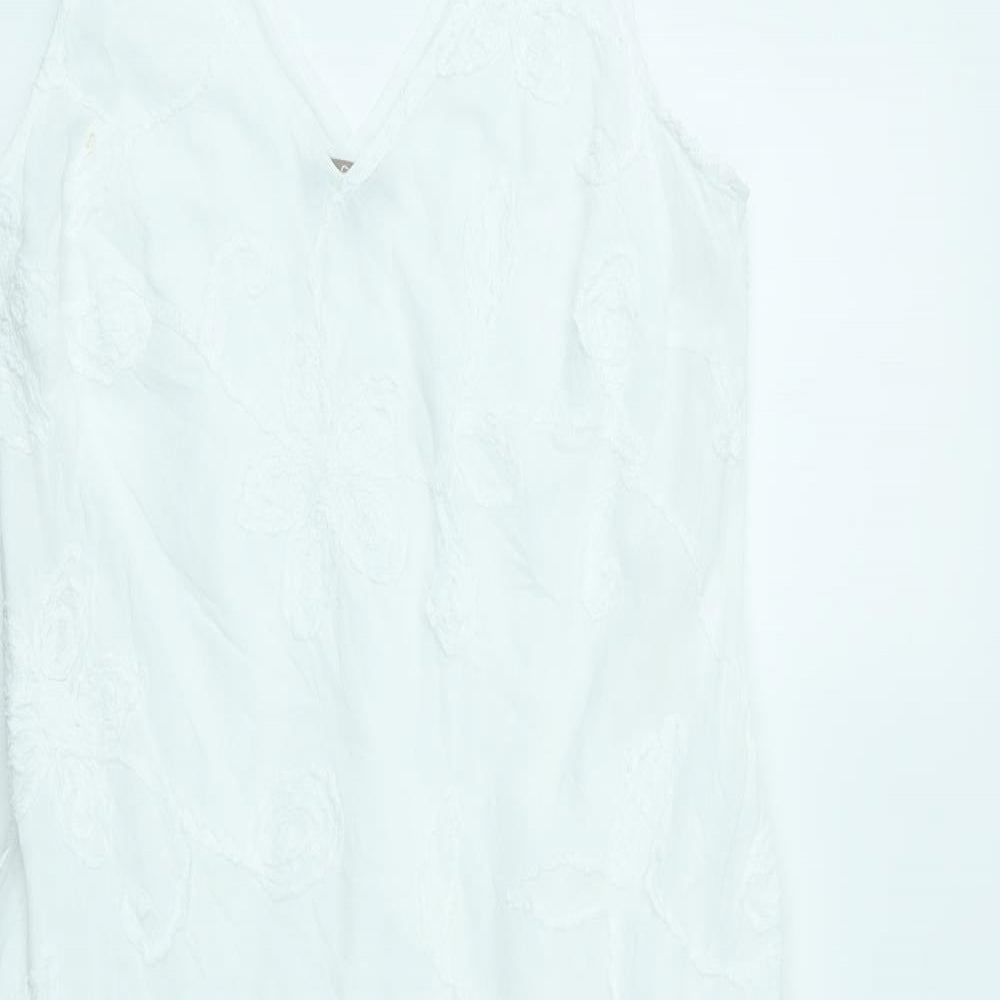 Soon Womens White   Fit & Flare  Size 16