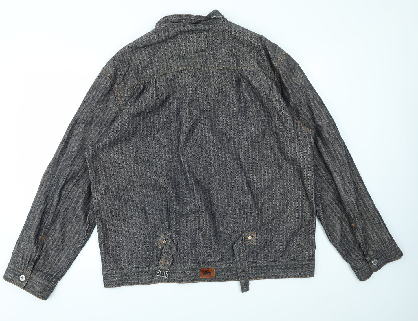Preworn Mens Grey   Overcoat Coat Size L