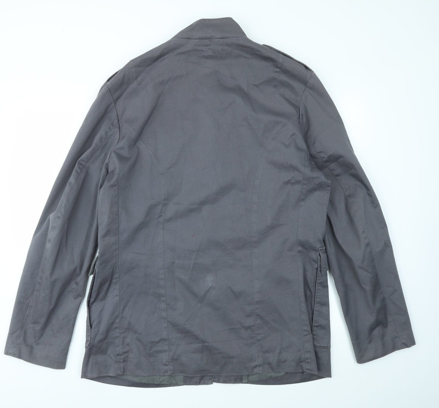 French Connection Mens Grey   Overcoat Coat Size L