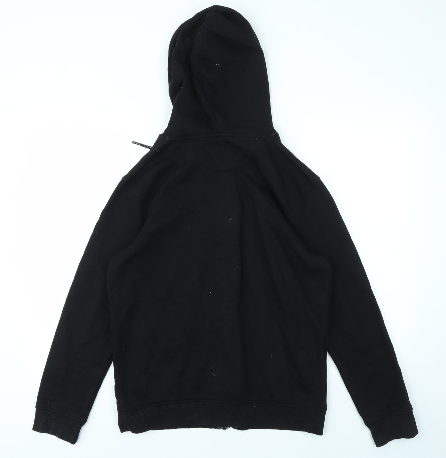 Matalan Mens Black   Full Zip Hoodie Size M