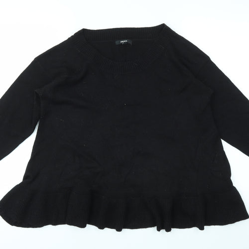 Papaya Womens Black   Pullover Jumper Size 10