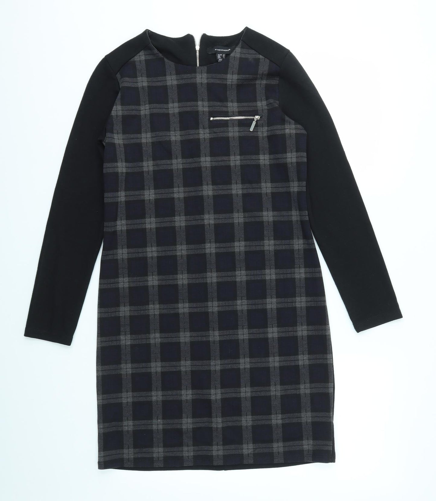 Primark Womens Grey Check  Fit & Flare  Size 10