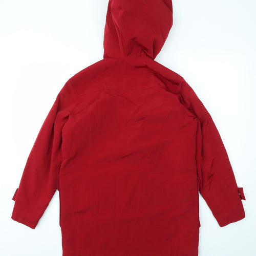 LIZCLABORNE Womens Red   Jacket Coat Size XS