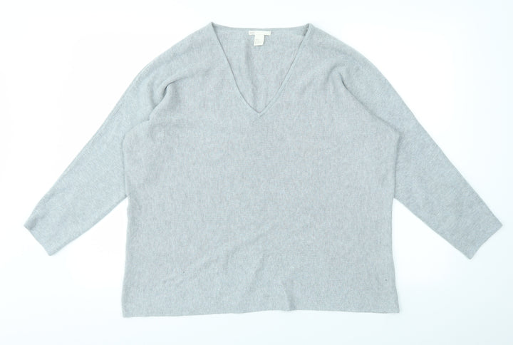 H&M Womens Grey Pullover Jumper Size M