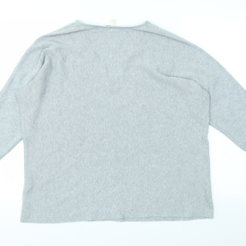 H&M Womens Grey   Pullover Jumper Size M