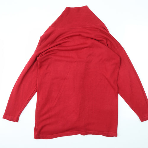 LC Womens Red   Cardigan Jumper Size 14