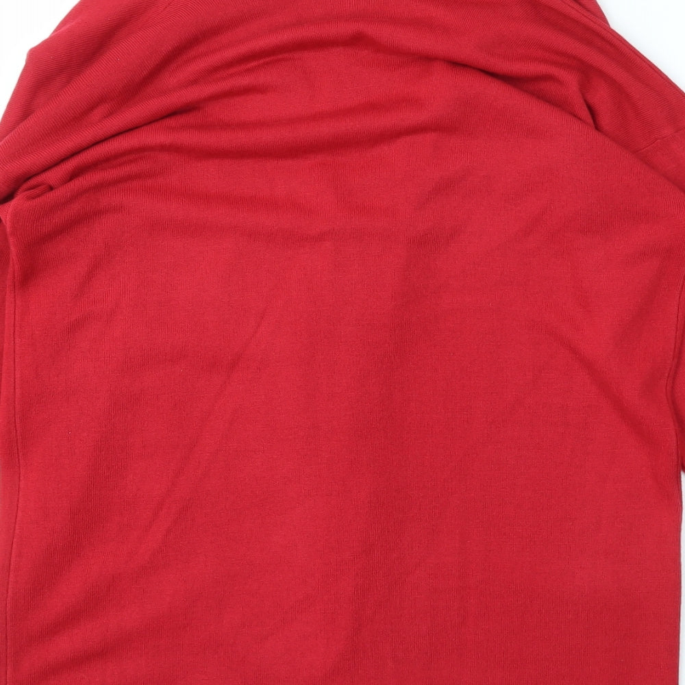 LC Womens Red   Cardigan Jumper Size 14