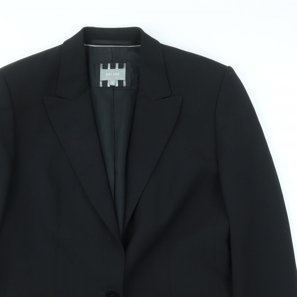 Per Una Womens Black   Jacket Blazer Size 14