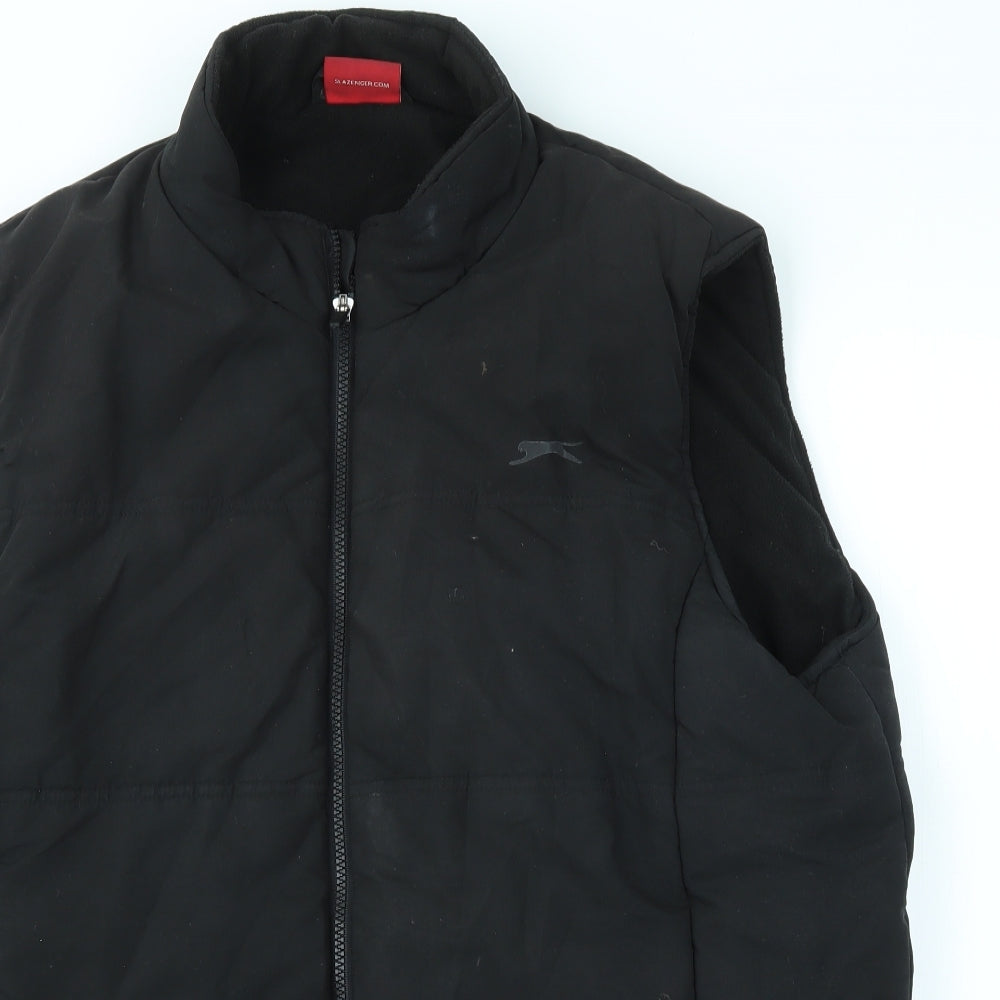 Slazenger Mens Black   Gilet Coat Size XL