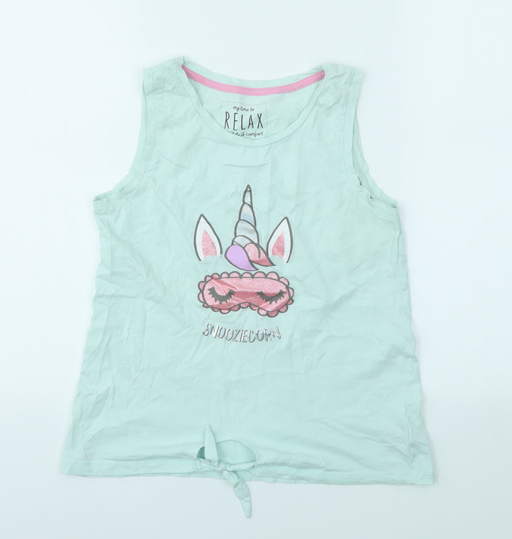 Peacocks Girls Multicoloured Animal Print Basic T-Shirt Size 12-13 Years