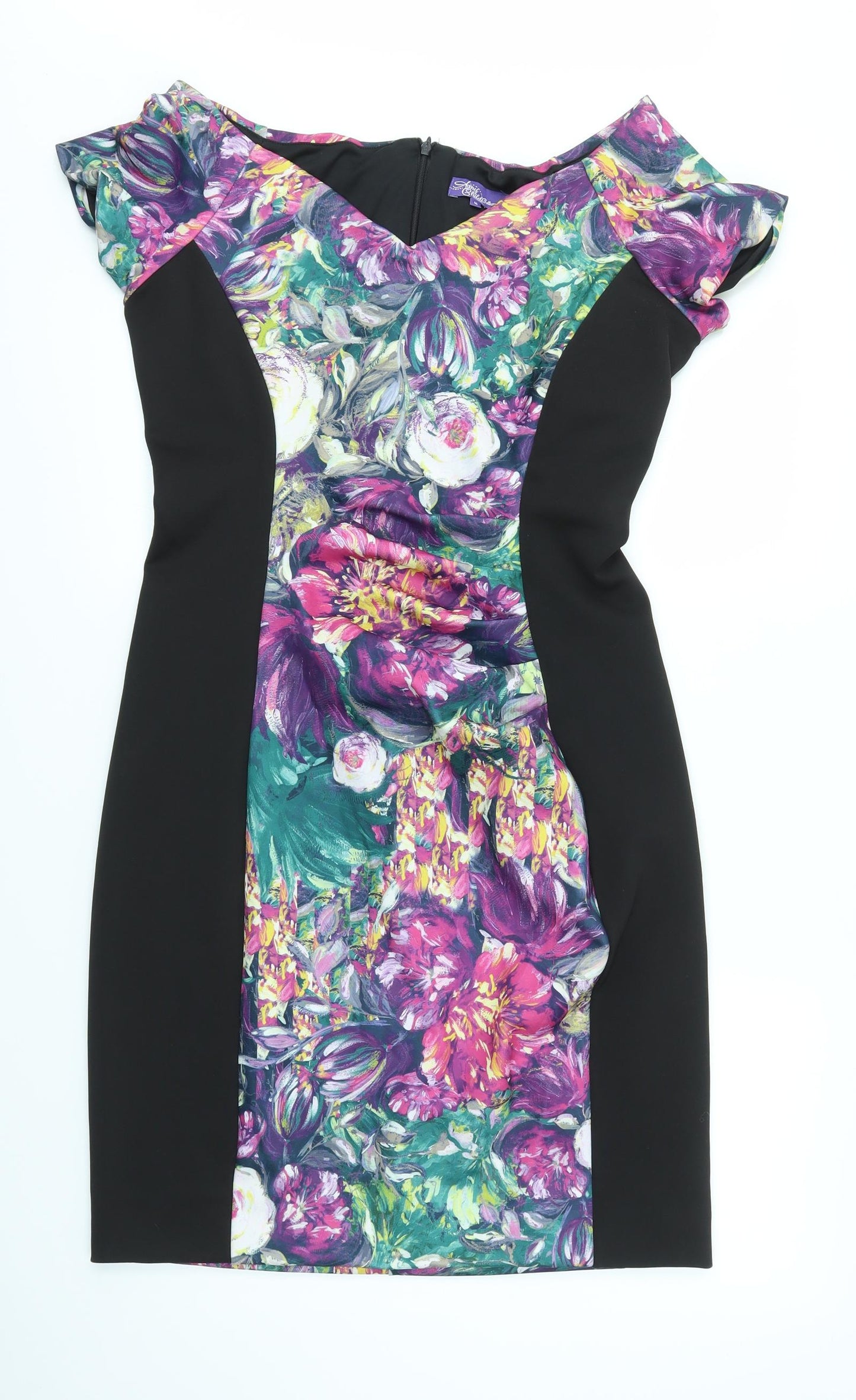 amy childs  Womens Multicoloured Floral  Fit & Flare  Size 16