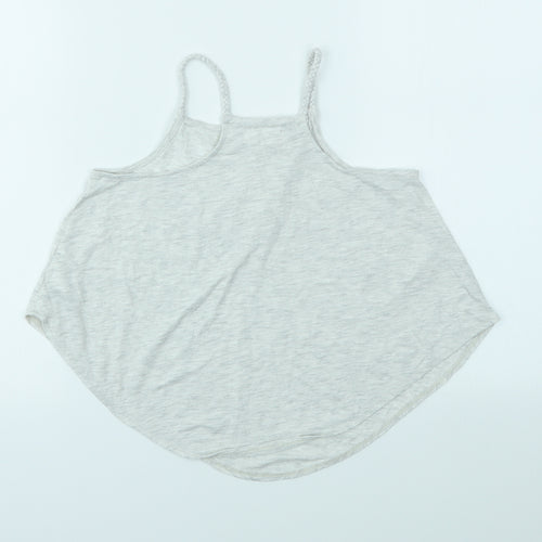 H&M Girls Grey   Basic T-Shirt Size 9-10 Years