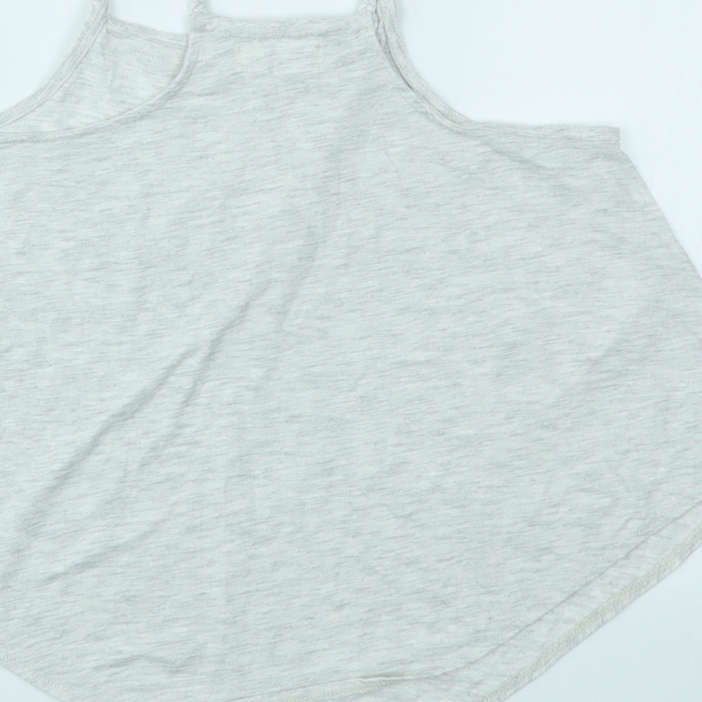 H&M Girls Grey   Basic T-Shirt Size 9-10 Years