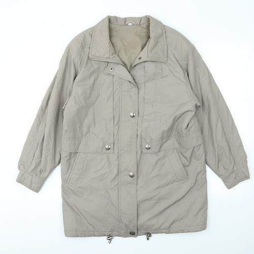 Telemac Womens Grey   Jacket Coat Size 8
