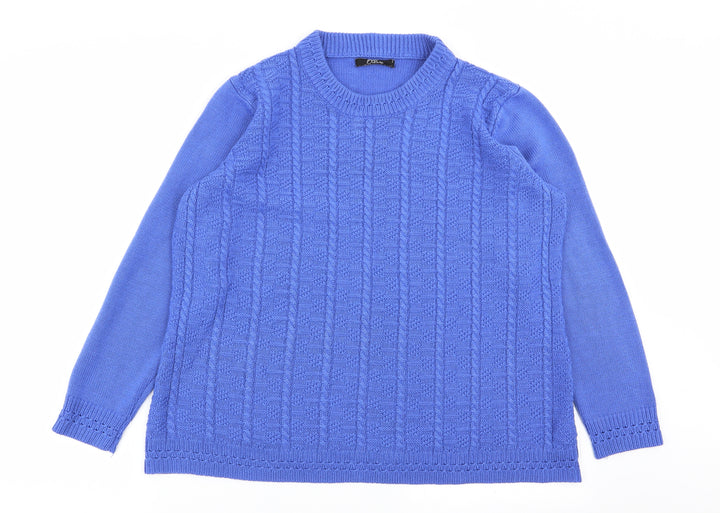 BM Womens Blue   Pullover Jumper Size L