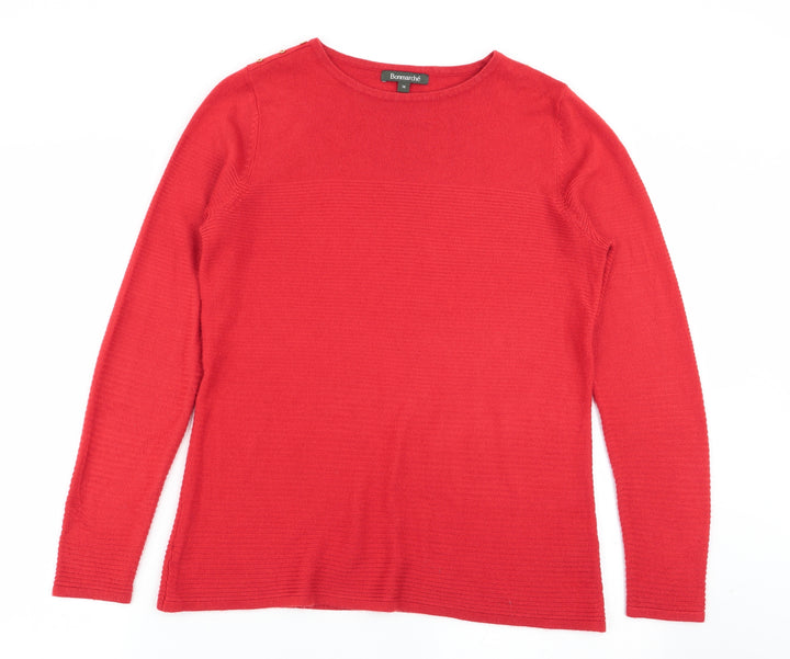 bonmarche Womens Orange Basic T-Shirt Size 14