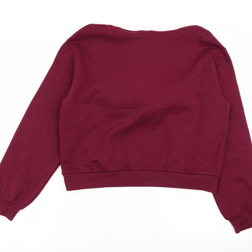 H&M Womens Red   Pullover Jumper Size S