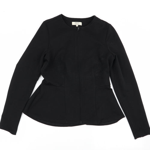 Papaya Womens Black   Full Zip Jumper Size 10