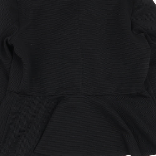 Papaya Womens Black   Full Zip Jumper Size 10