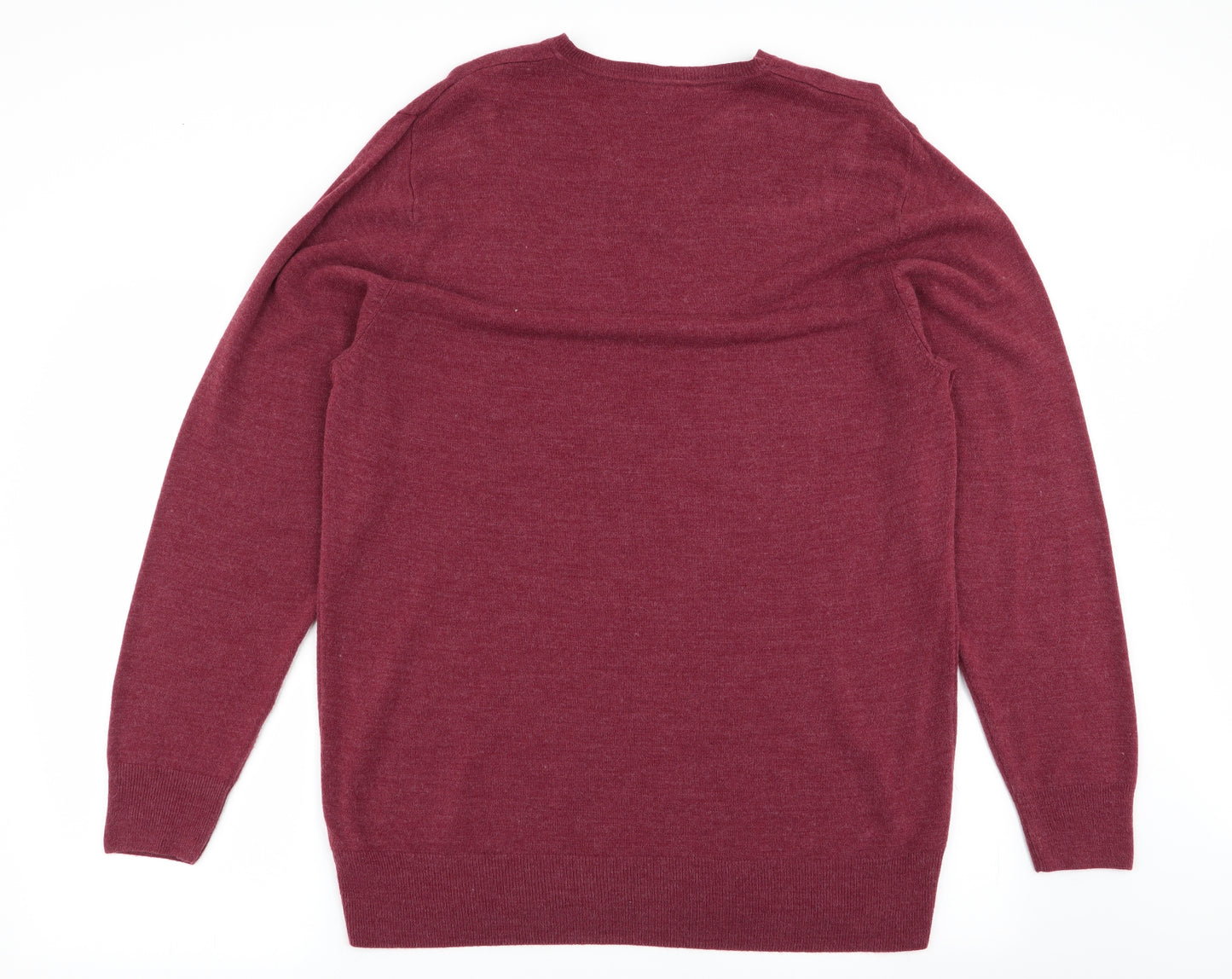 Asda George Mens Red   Pullover Jumper Size XL