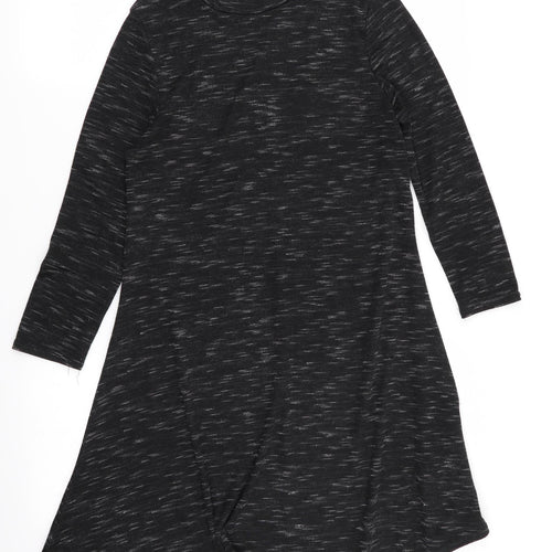 Primark Womens Black Geometric  Fit & Flare  Size 8