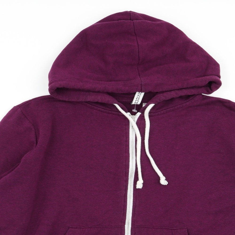 Divided by H&M Womens Purple   Full Zip Jumper Size M