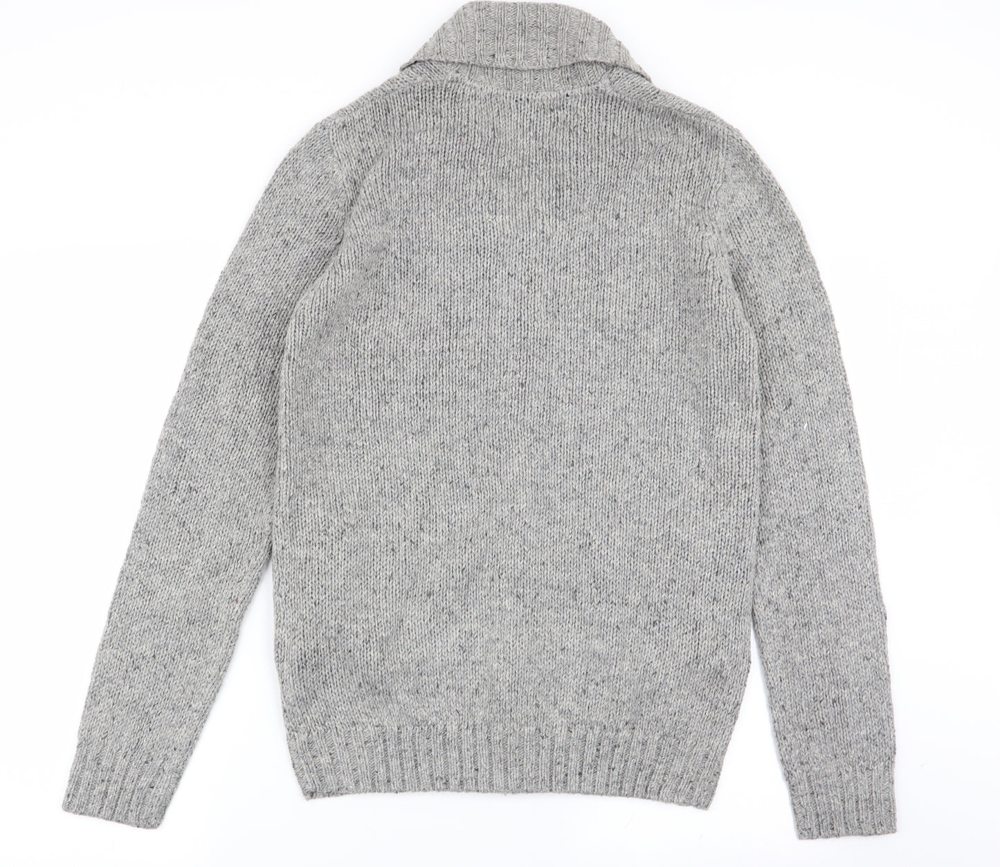 Cedar Wood State Mens Grey   Full Zip Jumper Size M