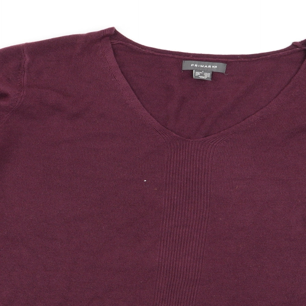 Primark Womens Red   Pullover Jumper Size 14